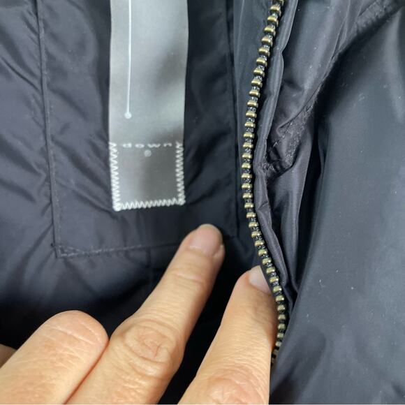 Add Goose Down Black Puffer Vest Size 12 - Picture 7 of 11